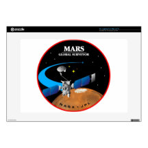 Mars Global Surveyor Decals For 15" Laptops