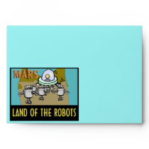 Mars - Land of the Robots Envelopes