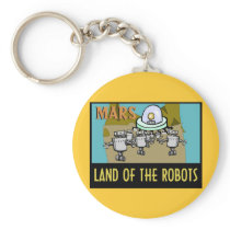 MARS - LAND OF THE ROBOTS KEYCHAIN