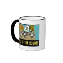 MARS - LAND OF THE ROBOTS COFFEE MUG