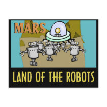 MARS - LAND OF THE ROBOTS POST CARDS