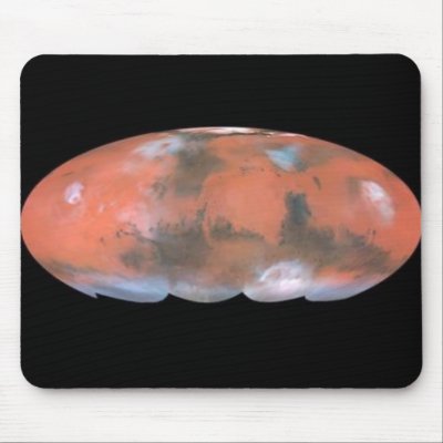 Mars Map Mousepad by cooldudeproducts
