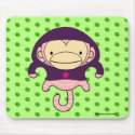 Mars Monkey Watermelon Mousepad - OLIVIA