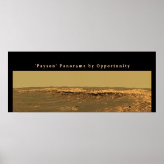 Mars 'Payson' Panorama by Opportunity Posters