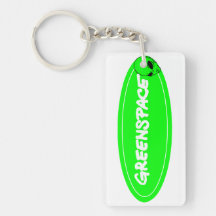 Mars Planet Rectangle Acrylic Key Chain