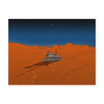mars rover postcards