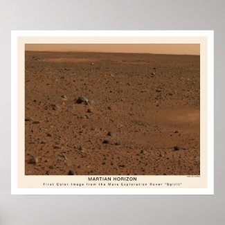 Mars Rover Spirit First Photo 2004 Posters