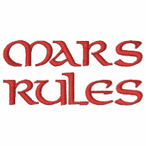 Mars Rules embroidered shirts
