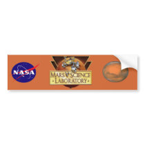 Mars Science Laboratory Landing Team Logo Bumper Sticker