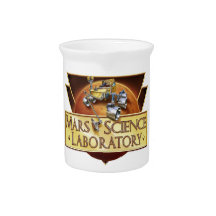 Mars Science Laboratory Landing Team Logo Pitchers