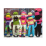 Mars Sock Monkey Post Card - Graffiti