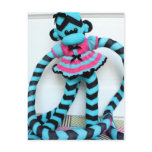 Mars Sock Monkey Post Card - Isis