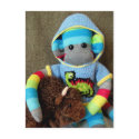 Mars Sock Monkey Post Card - Jed postcards