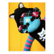 Mars Sock Monkey Post Card - Kit-Kat postcards