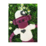 Mars Sock Monkey Post Card - Stella