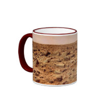 Mars Surface - Landscape View mugs