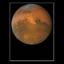 Mars the Red Planet on Cards and Postcards postcards