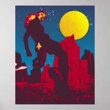 Mars the Red Planet Poster
