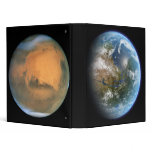 Mars Today &amp; Mars Terraformed Binder Avery