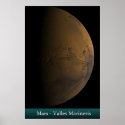 Mars - Valles Marineris posters