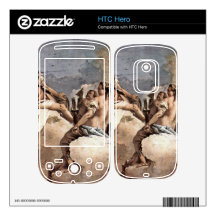 Mars, Venus and Cupid by Giovanni Battista Tiepolo Skin For HTC Hero