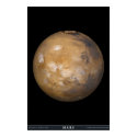 Mars With Cloud Cover posters