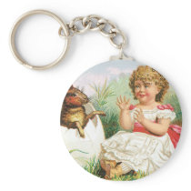 Marselly Shoe Store Easter Bunny Trade Card Keychain