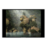 marsh, hideaway, landscape, sureal, fantasy,