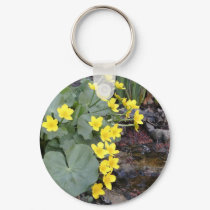 Marsh Marigolds of Bachelder Brook keychains
