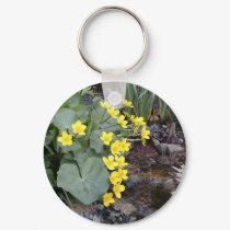 Marsh Marigolds of Bachelder Brook keychains