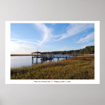 Marsh side dock poster