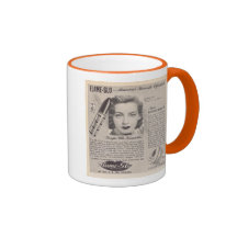 Marsha Hunt 1941 vintage magazine ad mug