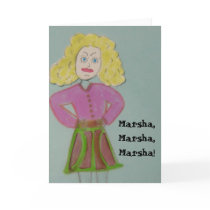 Marsha, Marsha, Marsha! cards