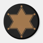Marshal Badge Refrigerator Magnet Marshal Badge Refrigerator Magnet