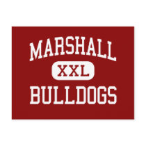 Marshall - Bulldogs - Middle - Beaumont Texas postcards by customteamsportswear Marshall - Bulldogs - Middle - Beaumont Texas postcards