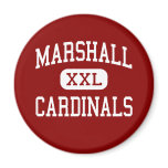 Marshall - Cardinals - High - Marshall Wisconsin Refrigerator Magnets
