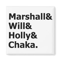 Marshall & Chaka Refrigerator Magnet