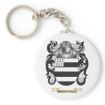 Marshall Coat of Arms (Family Crest) Keychain