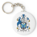 Marshall Family Crest Key Chain