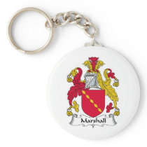 Marshall Family Crest Key Chains