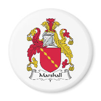 Marshall Family Crest Fridge Magnet