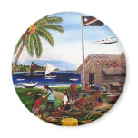 Marshall Island Drawing Refrigerator Magnet