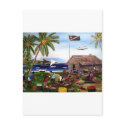 Marshall Island Drawing postcards by Carolyn_Ishoda Marshall Island Drawing postcards