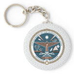 Marshall Islands Coat of Arms detail Key Chains