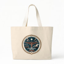 Marshall Islands Coat of Arms Tote Bag by FlagTshirts Marshall Islands Coat of Arms Tote Bag