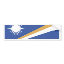 Marshall Islands Flag bumper stickers