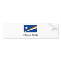 Marshall Islands Flag bumper stickers