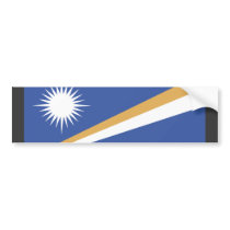 Marshall Islands Flag bumper stickers