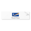 Marshall Islands Flag Design bumper stickers by flagshirt Marshall Islands Flag Design bumper stickers