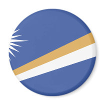 Marshall Islands Flag Fridge Magnets